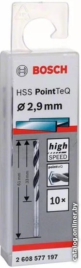 

Набор оснастки Bosch 2608577197 (10 предметов)