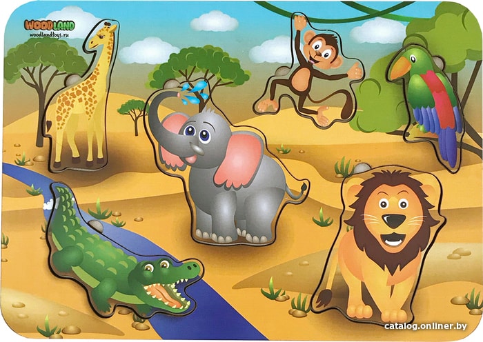 

Мозаика/пазл WoodLand Toys Африка 011503