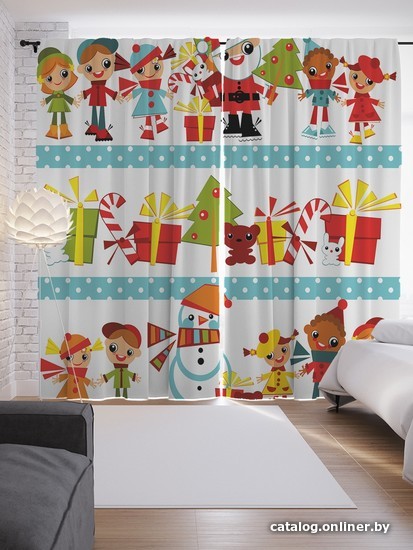 

Комплект штор JoyArty Подарки от Санты 1.45x2.65 м p_53288_145x265 (2 шт)