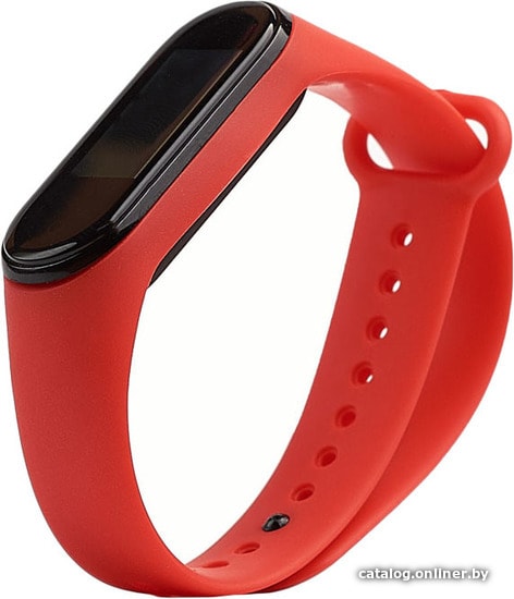 

Ремешок KST силиконовый для Xiaomi Mi Band 3/4 (красный)