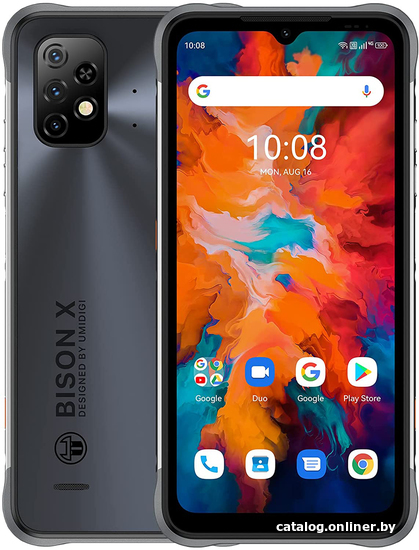 

Смартфон Umidigi Bison X10 4GB/128GB (серый)