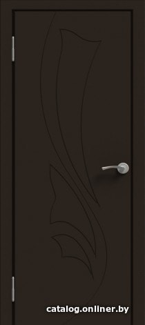 

Межкомнатная дверь Юни Эмаль ПГ-4 80x200 (графит)