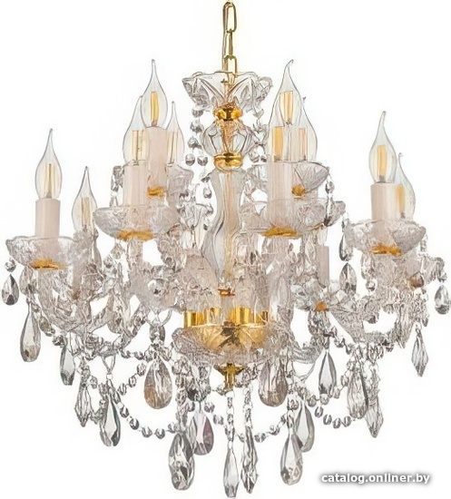 

Подвесная люстра Lumina Deco Eliza LDP 7026-8+4 SL+GD