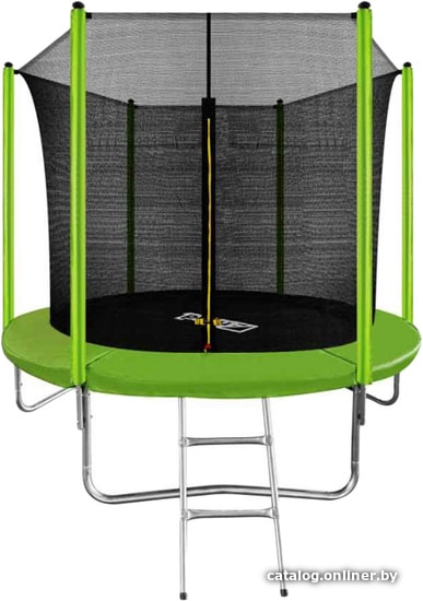 

Батут Arland 8ft с внутренней сеткой и лестницей (светло-зеленый)