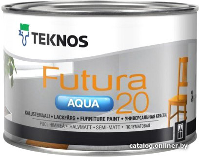 

Краска Teknos Futura Aqua 20 0.45л (база 1)