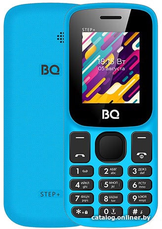 

Кнопочный телефон BQ-Mobile BQ-1848 Step+ (голубой)