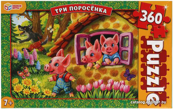 

Пазл Умные игры Три поросенка 4680107932945 (360 эл)