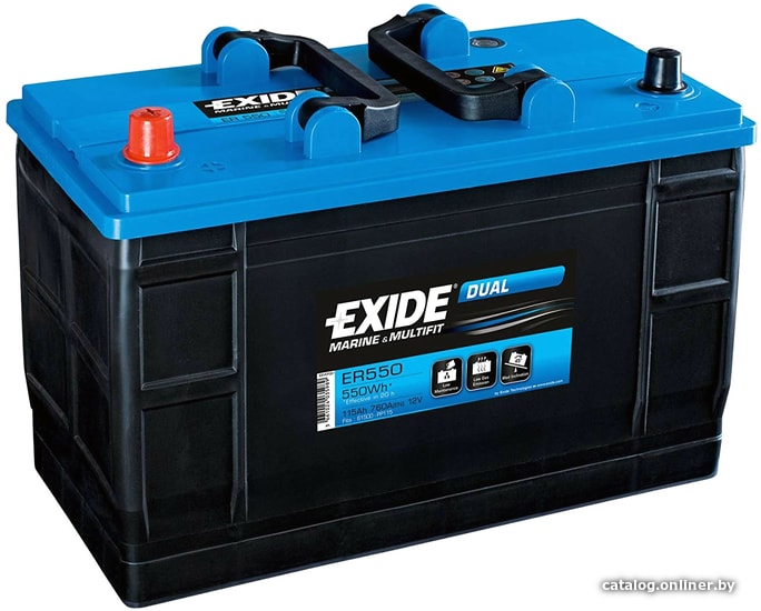 

Тяговый аккумулятор Exide Dual ER550 (115 А·ч)