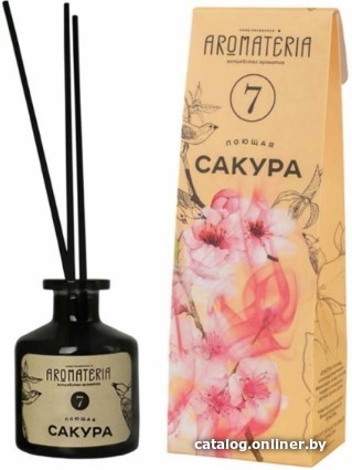 

Аромадиффузор Zolstar №7 с палочками Поющая сакура 50 мл