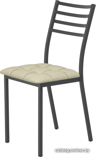 

Стул AMC Comfort 4.13 (кожзам, слоновая кость/черный)