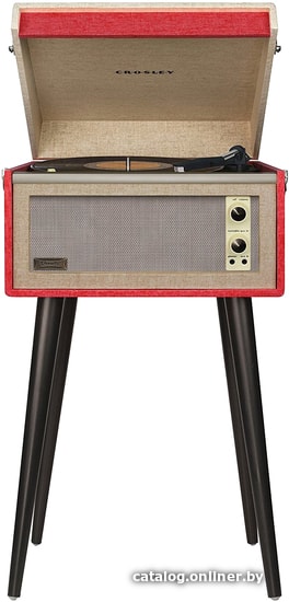 

Виниловый проигрыватель Crosley Dansette Bermuda (красный)