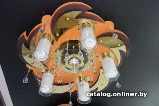 

Припотолочная люстра Sfera-sveta 8356/5+1 BU+GD WT