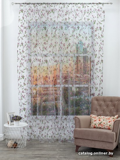 

Тюль Amore Mio RR 1236-02 3x2,7 м 18523 (розовый)