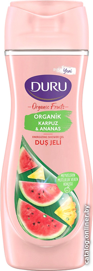 

Duru Гель для душа Organic Fruit Арбуз&Ананас 450мл