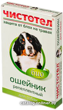 

Ошейник от блох и клещей Чистотел Био С506 для собак