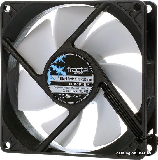 

Вентилятор для корпуса Fractal Design Silent R3 92мм FD-FAN-SSR3-92-WT