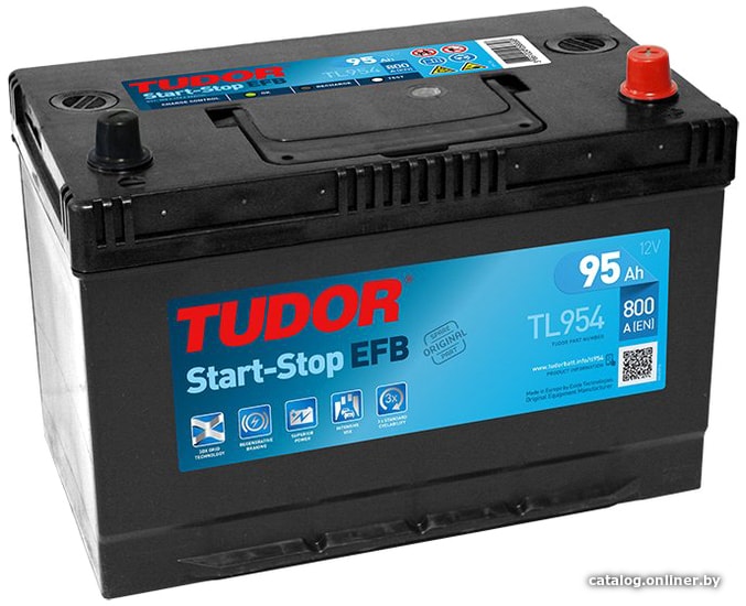 

Автомобильный аккумулятор Tudor Start-Stop EFB TL954 (95 А·ч)