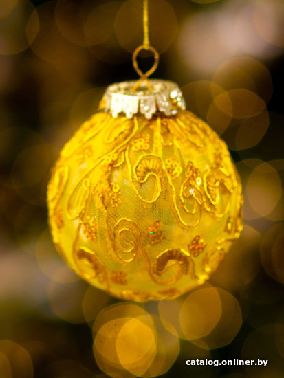 

Елочная игрушка Arya Xmas Ball 5 8680943223432 (золотистый)