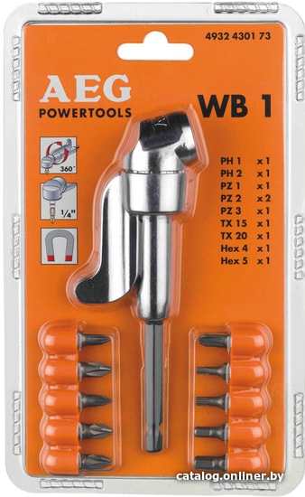 

Набор бит AEG Powertools 4932430173