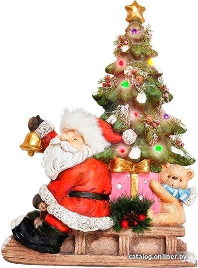

Елочная игрушка Albero Di Natale Дед мороз на санях с подарками 8226