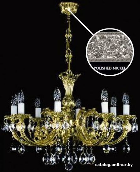 

Подвесная люстра ArtGlass Anastasia Viii. Nickel Ce