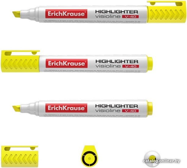 

Текстовыделитель Erich Krause Visioline V-40 30974 (желтый)