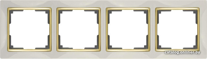 

Рамка Werkel Snabb WL03-Frame-04 (слоновая кость/золото)