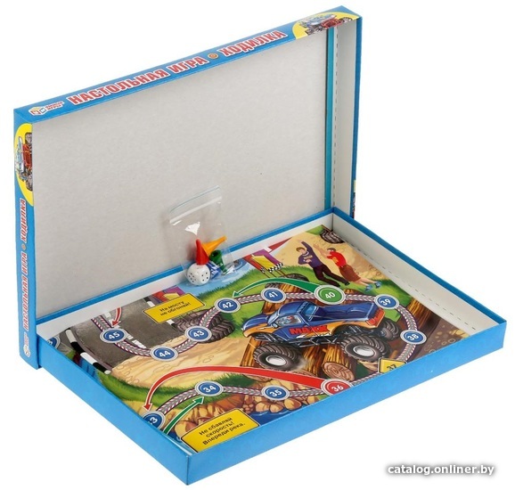 

Детская настольная игра Умные игры Большие гонки 4690590107096