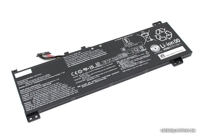 

Аккумуляторы для ноутбуков RageX L20M4PC0 для ноутбукa Lenovo Legion 5-15ACH6H, 15.36В, 3910мАч