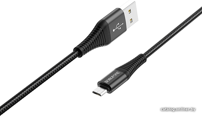 

Кабель Borofone BX29 Endurant USB Type-A - microUSB (1 м, черный)