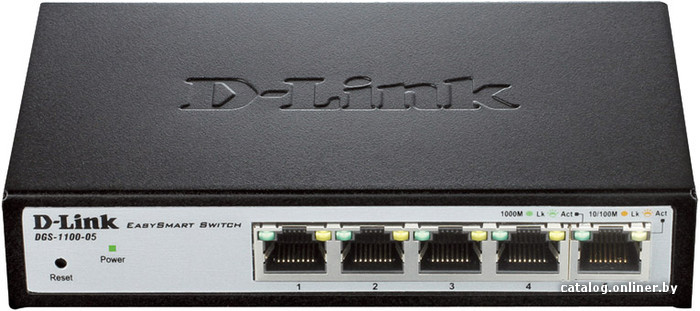 

Настраиваемый коммутатор D-Link DGS-1100-05/A1A