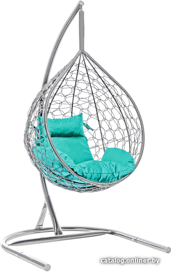

Подвесное кресло LetoLux Liverpool Comfort (графит/бирюзовый)