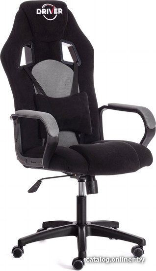 

Кресло TetChair Driver (флок, черный/серый, 35/TW-12)