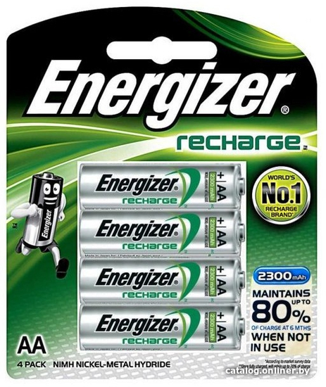 

Аккумулятор Energizer Recharge AA 2300mAh 4шт
