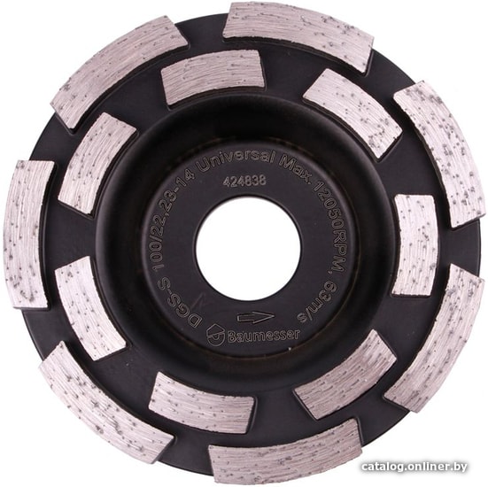 

Алмазная чашка Baumesser 100мм/22.23 Beton UNI 97015495005