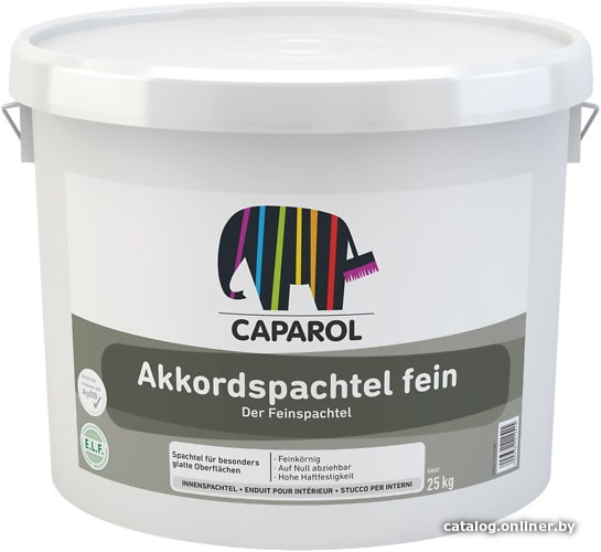 

Шпатлевка Caparol Akkordspachtel Fein 25 кг