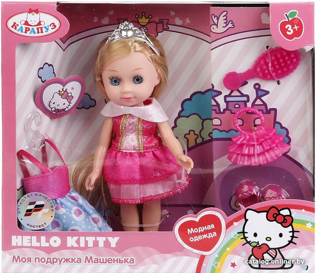 

Кукла Карапуз Hello Kitty Машенька MARY63010А-HK (розовый)