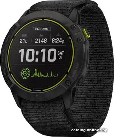

Умные часы Garmin Enduro (cерый DLC-титан/черный ремешок UltraFit)