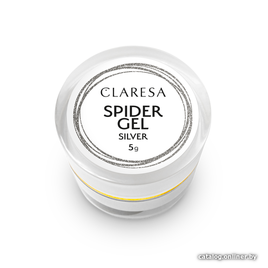 

Гель-лак Claresa Spider Gel Silver 5 г