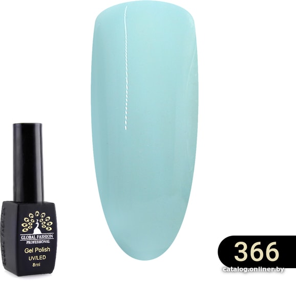 

Гель-лак Global Fashion Black Elite (тон 366) 8 мл
