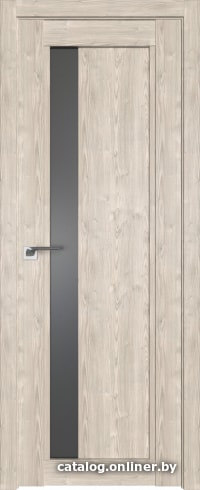 

Межкомнатная дверь ProfilDoors 2.71XN R 60x200 (каштан светлый/стекло графит)