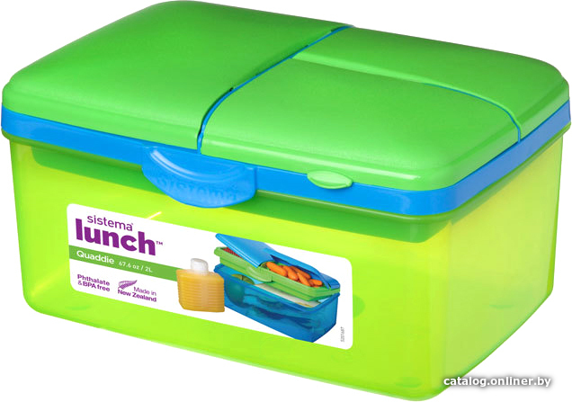 

Ланч-бокс Sistema Lunch Quaddie 3970С6 (зеленый)