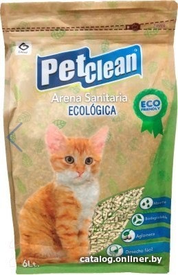 

Наполнитель для туалета Pet Clean Tofu Оригинальный 6 л