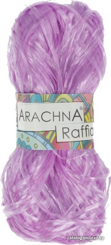 

Набор пряжи для вязания Arachna Raffia 50 г 200 м №33 (5 мотков, яркий фиолетовый)