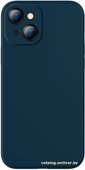 

Чехол для телефона Baseus Liquid Silica Gel Protective для iPhone 13 (синий)
