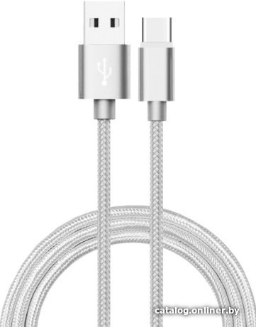 

Кабель Atom USB Type-C 3.1 - Lightning (1 м, серебристый)