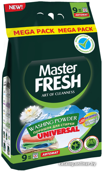 

Стиральный порошок Master Fresh Universal (9 кг)