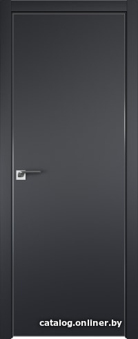 

Межкомнатная дверь ProfilDoors 1E 90x200 (черный матовый/кромка матовая с 4-х сторон)