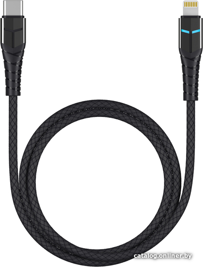

Кабель Deppa 72297 USB Type С - Lightning (1.2 м, черный)