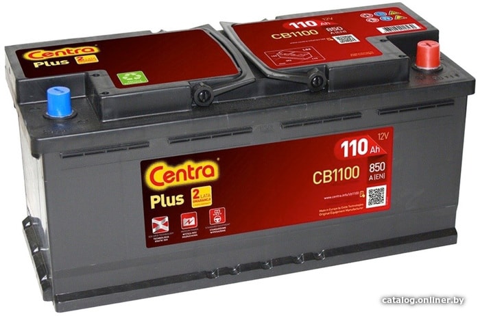 

Автомобильный аккумулятор Centra Plus CB1100 (110 А·ч)